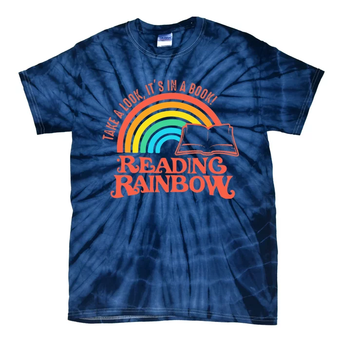 Reading Rainbow Retro Librarian Tie-Dye T-Shirt