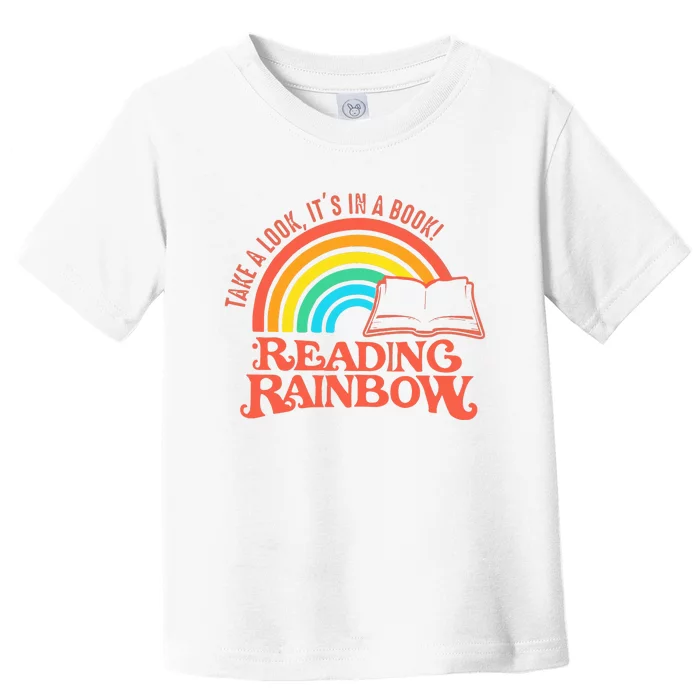 Reading Rainbow Retro Librarian Toddler T-Shirt