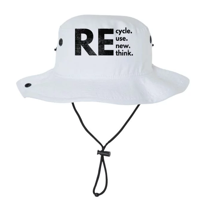 Recycle Reuse Renew Rethink Crisis Environmental Activism Legacy Cool Fit Booney Bucket Hat