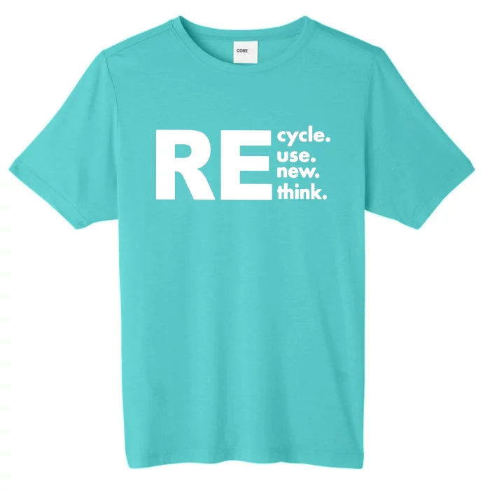 Recycle Reuse Renew Rethink ChromaSoft Performance T-Shirt