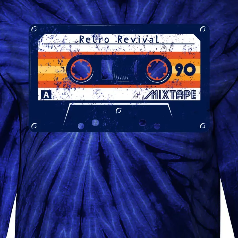 Retro Revival Tie-Dye Long Sleeve Shirt