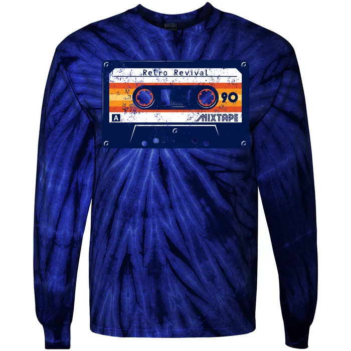 Retro Revival Tie-Dye Long Sleeve Shirt