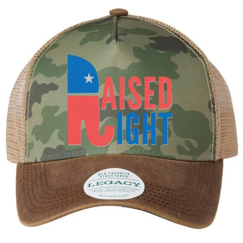 Raised Right Republican Party Legacy Tie Dye Trucker Hat