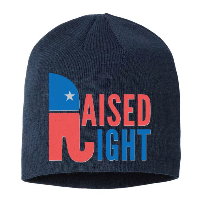 Raised Right Republican Party 8 1/2in Sustainable Knit Beanie