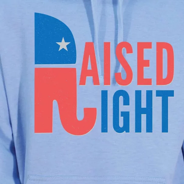 Raised Right Republican Party Unisex Surf Hoodie