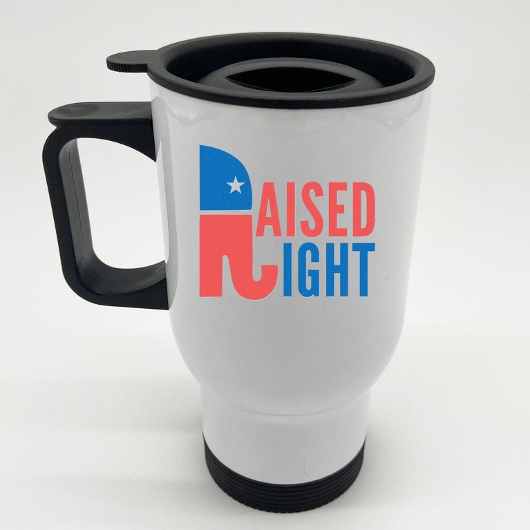 Raised Right Republican Party Stainless Steel Travel Mug