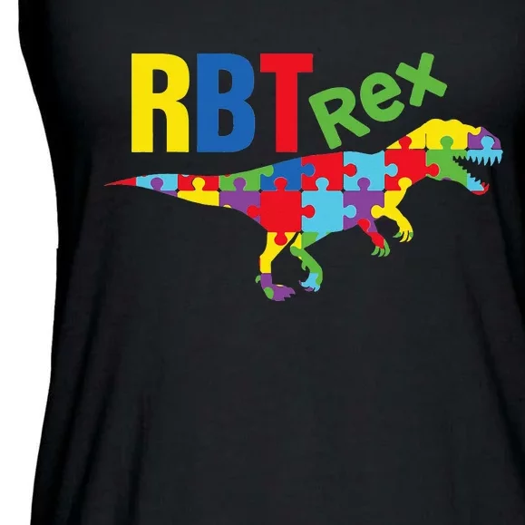 RBT Rex Registered Behavior Technician Autism ABA Therapist Ladies Essential Flowy Tank