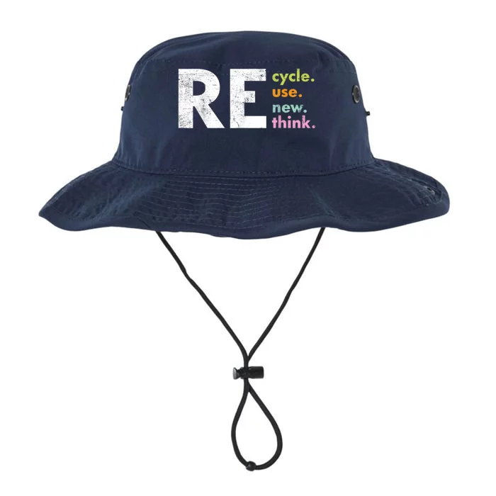 Recycle Reuse Renew Rethink Crisis Environmental Activism Legacy Cool Fit Booney Bucket Hat