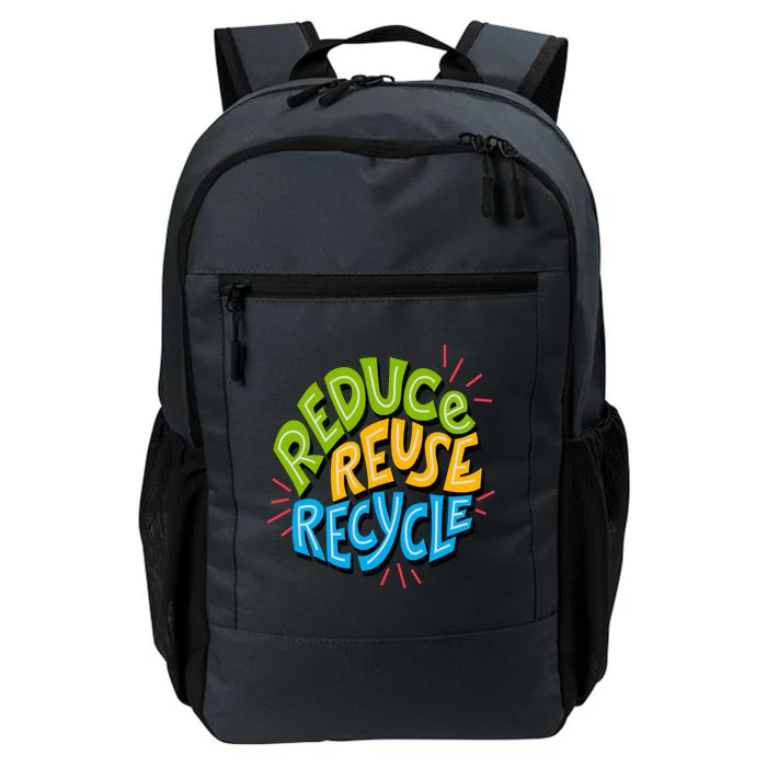 Reduce Reuse Recycle Earth Day Conservation Environtalist Gift Daily Commute Backpack