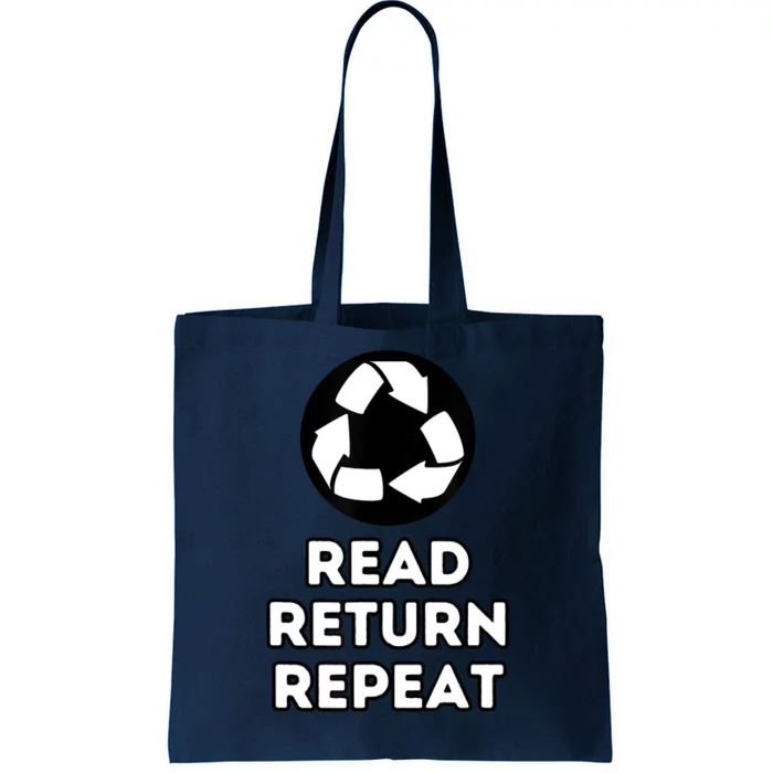 Read Return Repeat Tote Bag