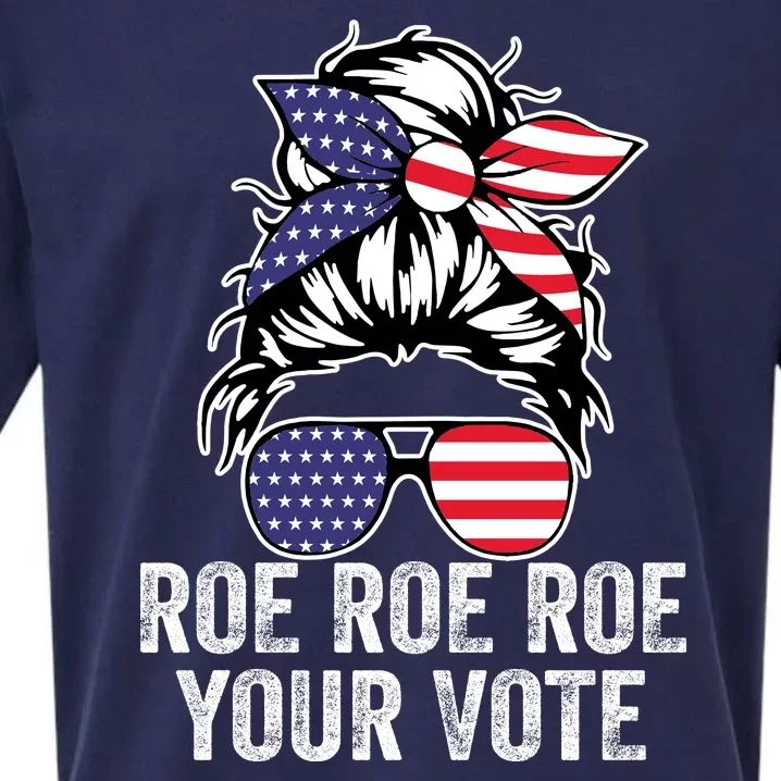 ROE ROE ROE YOUR VOTE Sueded Cloud Jersey T-Shirt