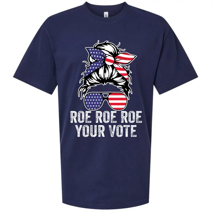 ROE ROE ROE YOUR VOTE Sueded Cloud Jersey T-Shirt