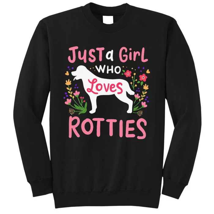 Rottweiler Rotties Rottie Gift Tall Sweatshirt