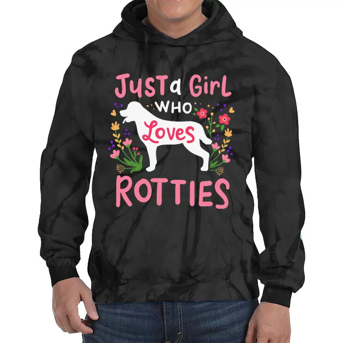 Rottweiler Rotties Rottie Gift Tie Dye Hoodie