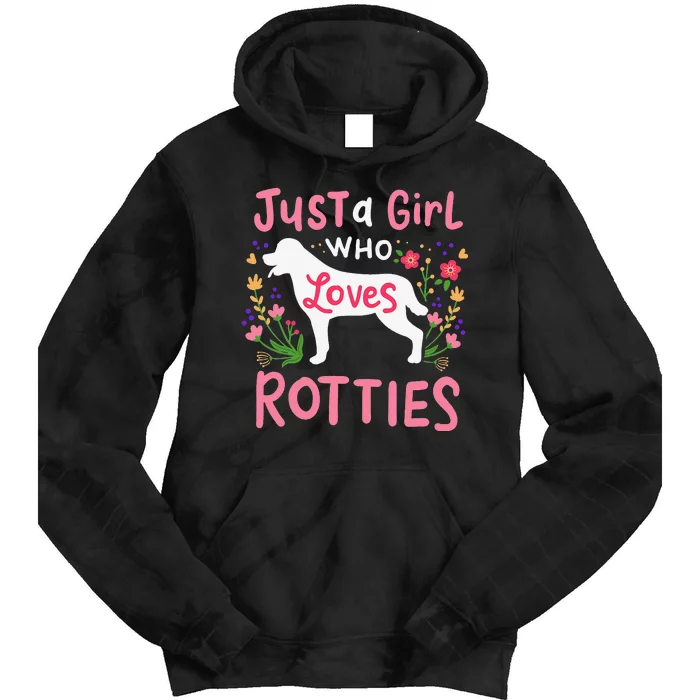 Rottweiler Rotties Rottie Gift Tie Dye Hoodie