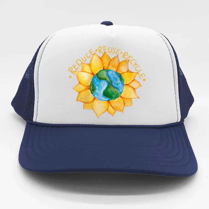 Reduce Reuse Recycle Gift Trucker Hat