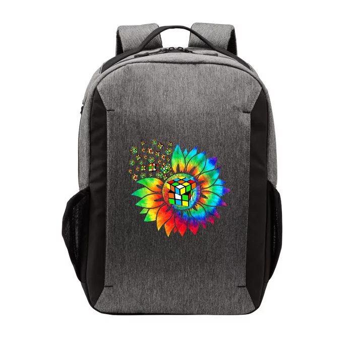 Rubik Rubix Rubics Player Cube Sunflower Color Math Lovers Vector Backpack