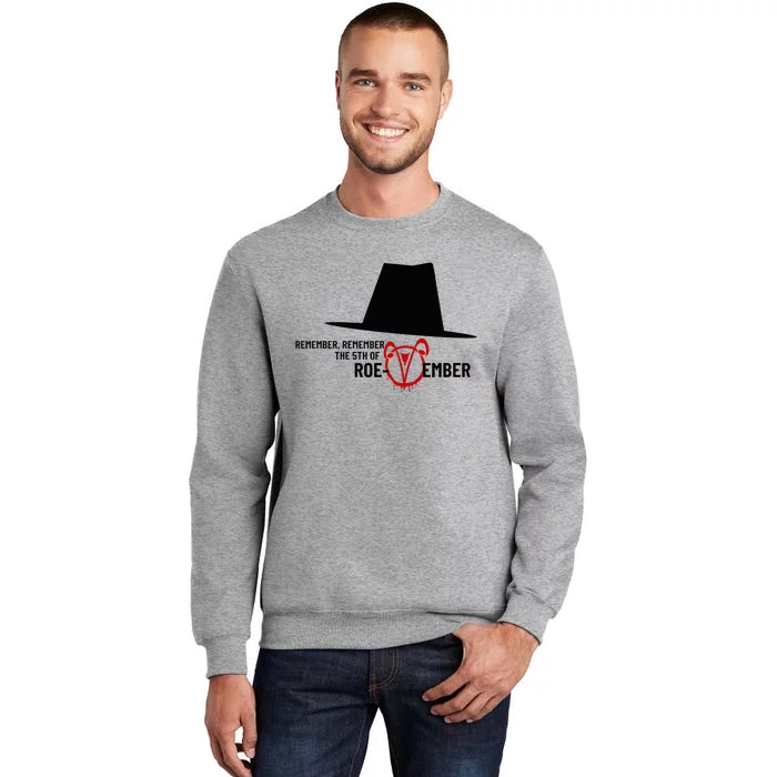 Remember Roevember Rights Vote November 5 2024 Tall Sweatshirt