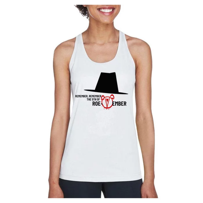 Remember Roevember Rights Vote November 5 2024 Women's Racerback Tank