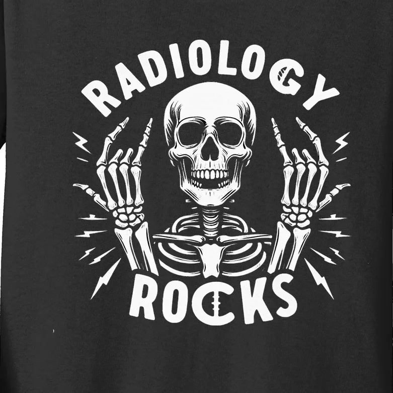 Radiology Rocks Kids Long Sleeve Shirt