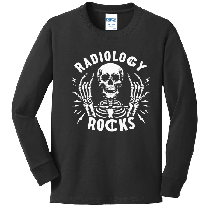 Radiology Rocks Kids Long Sleeve Shirt