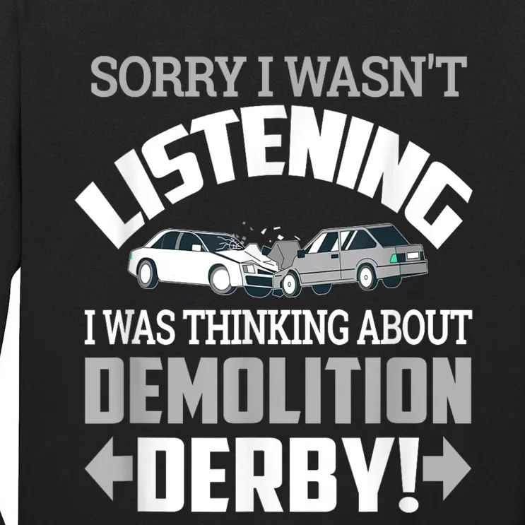 Road Rage Racer: Demo Derby On Race Tracks Tall Long Sleeve T-Shirt