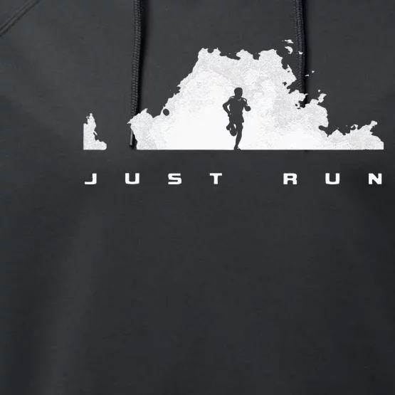 Runner Running Performance Fleece Hoodie