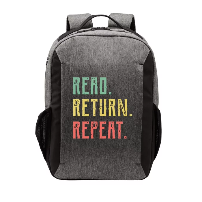 Read Return Repeat Cute Librarian Tee Library Worker Gifts Vector Backpack