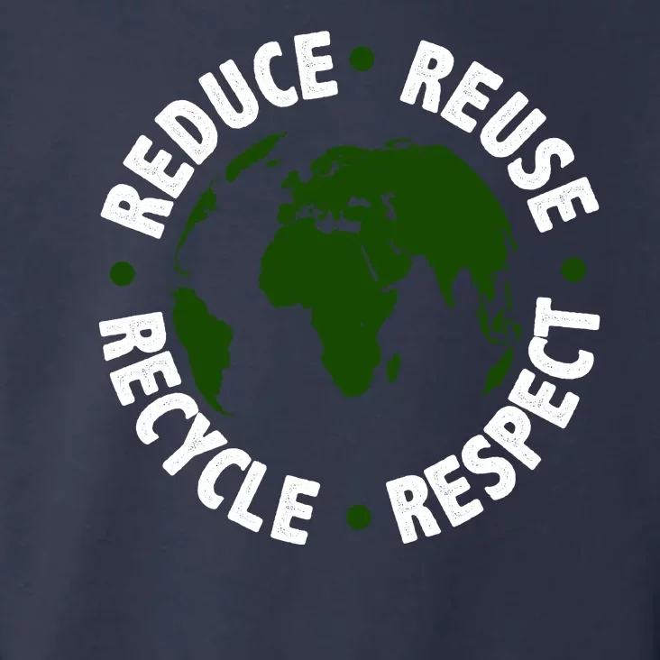 Recycle Reduce Reuse Respect Earth Day Toddler Hoodie