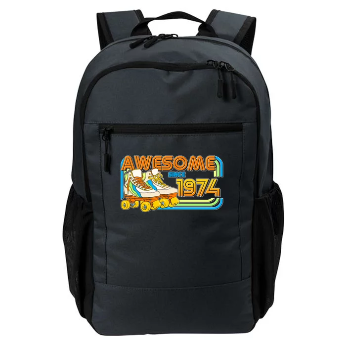 Retro Roller Skates Awesome Since 1974 50th Birthday Daily Commute Backpack