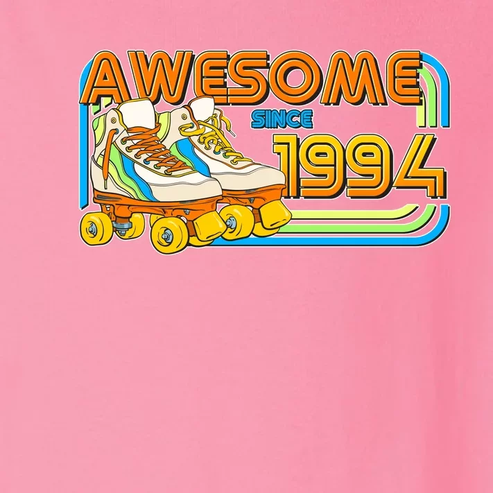 Retro Roller Skates Awesome Since 1994 30th Birthday Toddler Long Sleeve Shirt