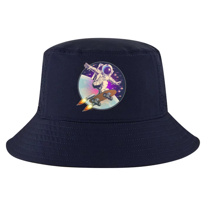 Retro Rocket Skateboarding Space Astronaut Cool Comfort Performance Bucket Hat