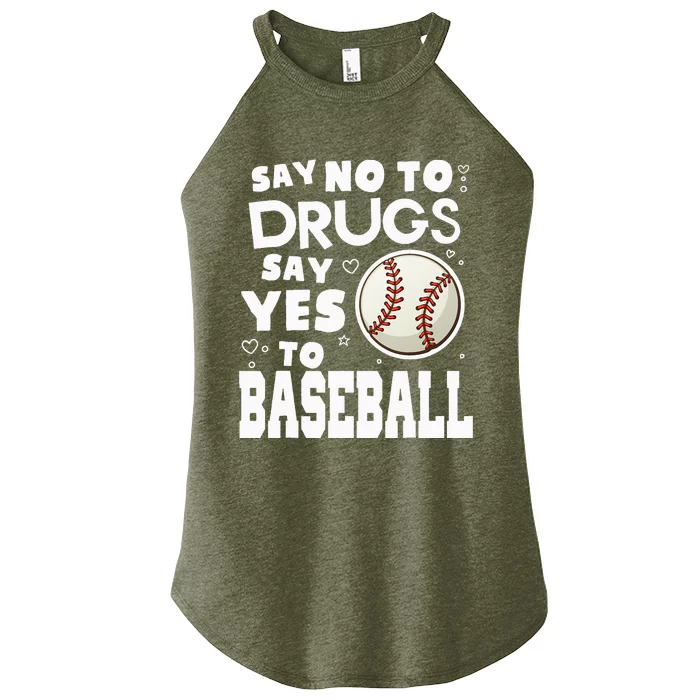 Red Ribbon Squad Week Say No To Say Yes To BaseBall Women’s Perfect Tri Rocker Tank