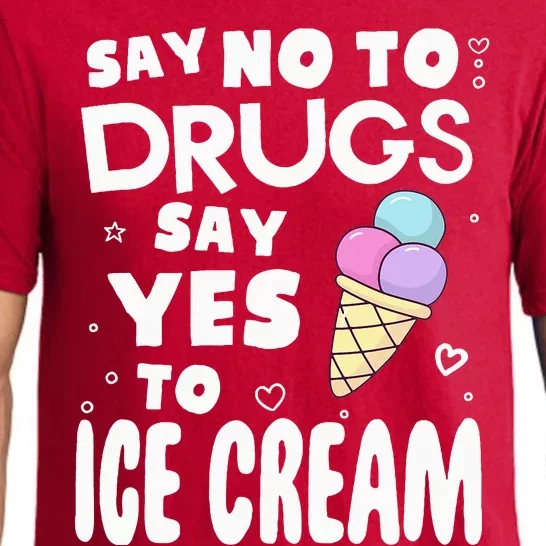 Red Ribbon Squad Week Say No To Say Yes To ICE CREAM Pajama Set