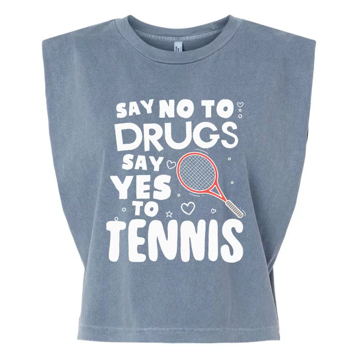 Red Ribbon Squad Week Say No To Say Yes To Tennis Garment-Dyed Women's Muscle Tee