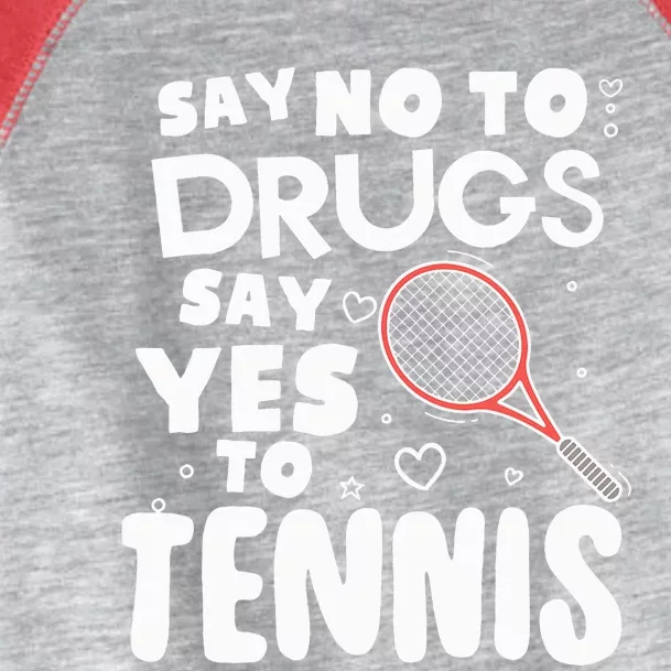 Red Ribbon Squad Week Say No To Say Yes To Tennis Toddler Fine Jersey T-Shirt