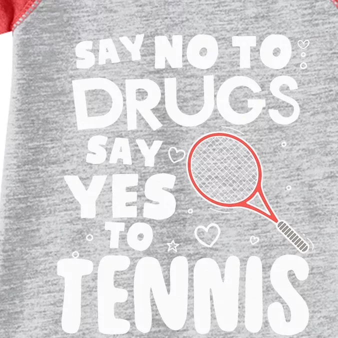 Red Ribbon Squad Week Say No To Say Yes To Tennis Infant Baby Jersey Bodysuit