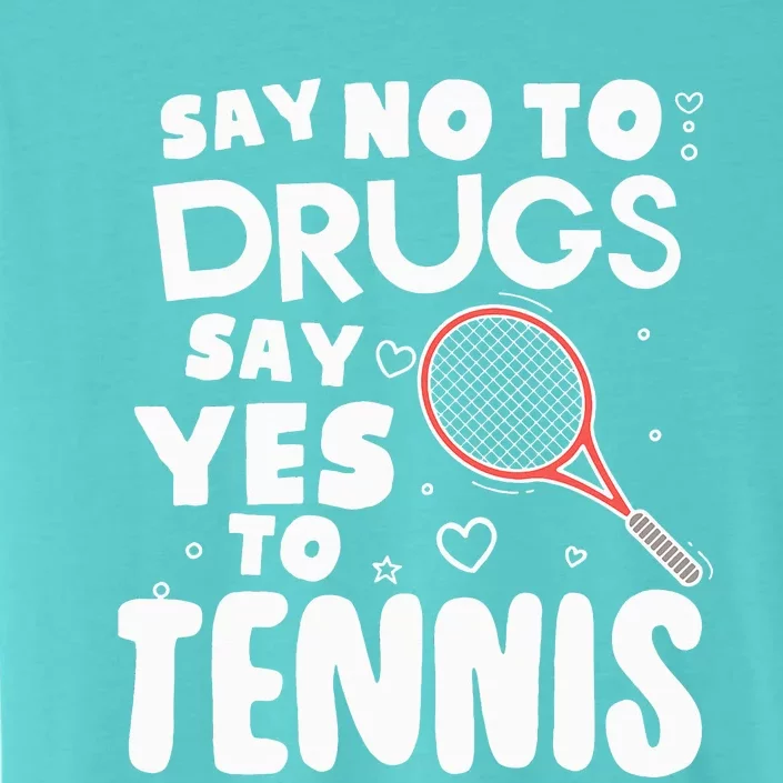 Red Ribbon Squad Week Say No To Say Yes To Tennis ChromaSoft Performance T-Shirt