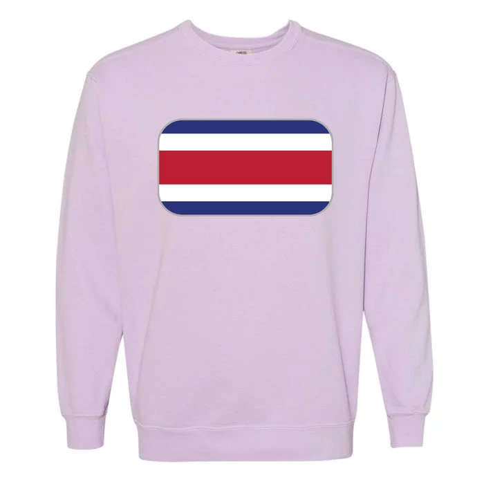 Rosta Rica Soccer Team 2022 World Cup Costa Rican Flag Garment-Dyed Sweatshirt