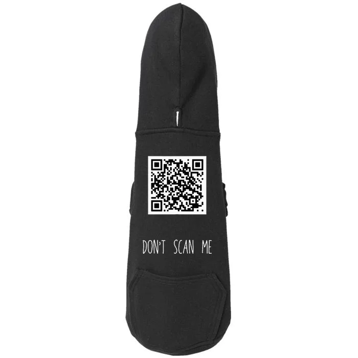 Rick Roll Small Qr Scan Code Funny Joke Doggie 3-End Fleece Hoodie