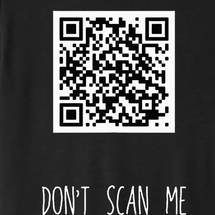 Rick Roll Small Qr Scan Code Funny Joke ChromaSoft Performance T-Shirt