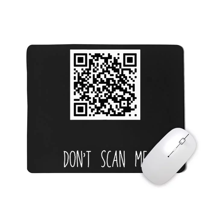 Rick Roll Small Qr Scan Code Funny Joke Mousepad