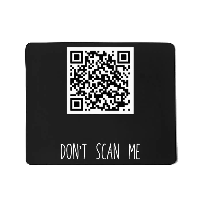 Rick Roll Small Qr Scan Code Funny Joke Mousepad