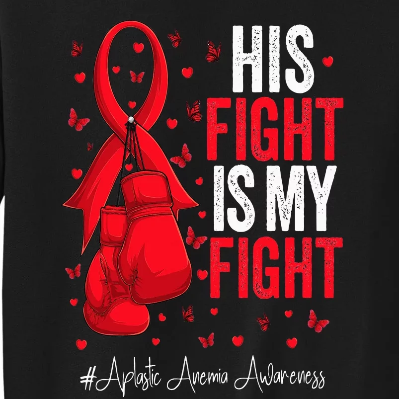 Red Ribbon Survivor Fighter Aplastic Anemia Awareness Sweatshirt