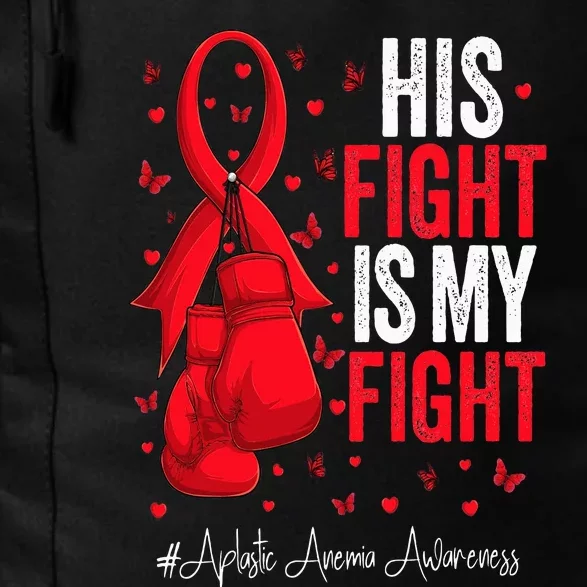 Red Ribbon Survivor Fighter Aplastic Anemia Awareness Daily Commute Backpack