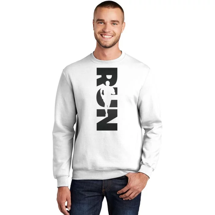 Run Runner Simple And Motivational Design Sweatshirt