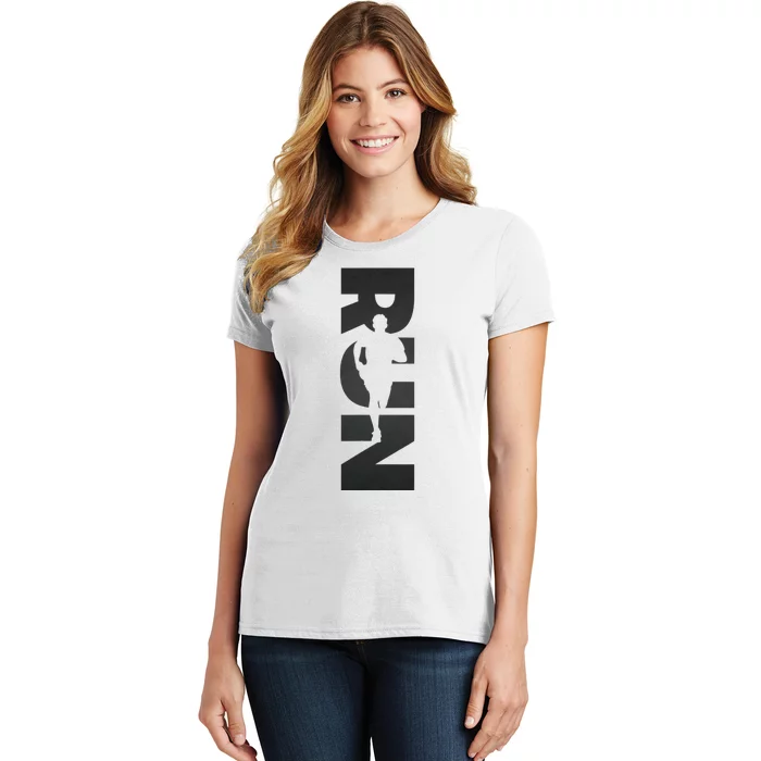 Run Runner Simple And Motivational Design Women's T-Shirt