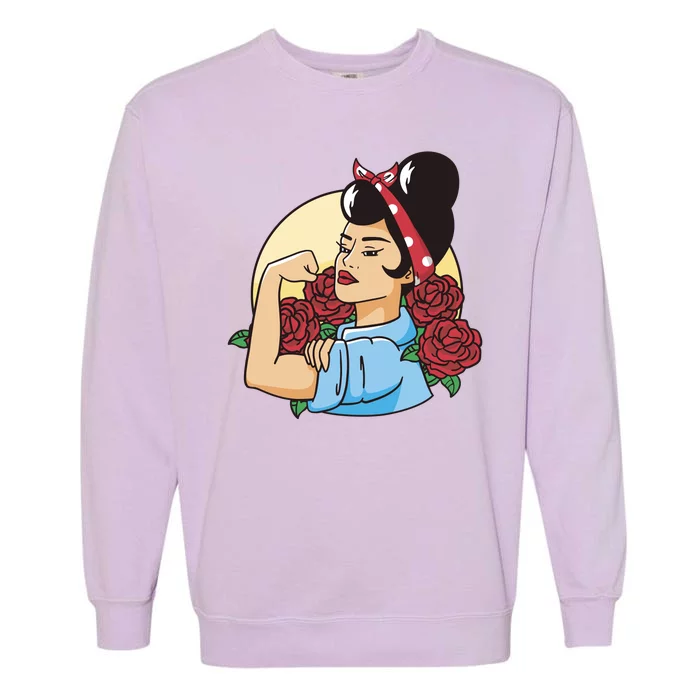 Rockabilly Rosie Strong Garment-Dyed Sweatshirt