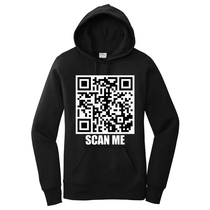 Rick Roll Scan Me Women's Pullover Hoodie