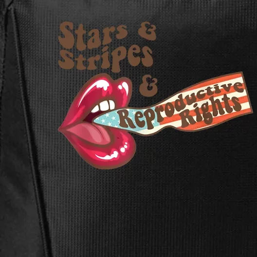 Reproductive Right Stars & Stripes 4th Of July City Backpack